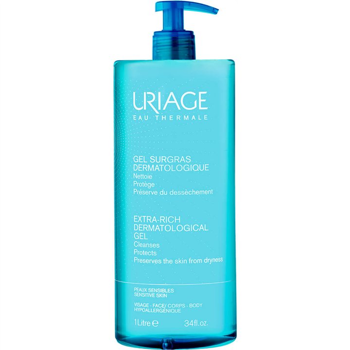 Uriage, Eau Thermale Surgras, Cleansing Gel, 1000 ml - Teknashop Ltd