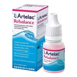 Bausch & Lomb, Artelac Rebalance, Protects Dry Eyes, Ophthalmic Gel, 10 ml - Teknashop Ltd