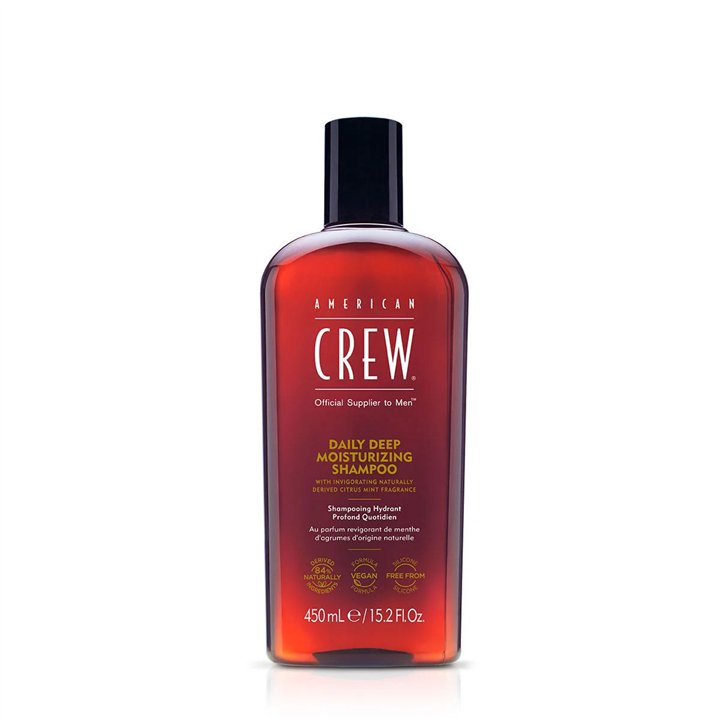 American Crew, Daily Deep Moisturizing, Vegan, Hair Shampoo, For Nourishing, 450 ml - Teknashop Ltd
