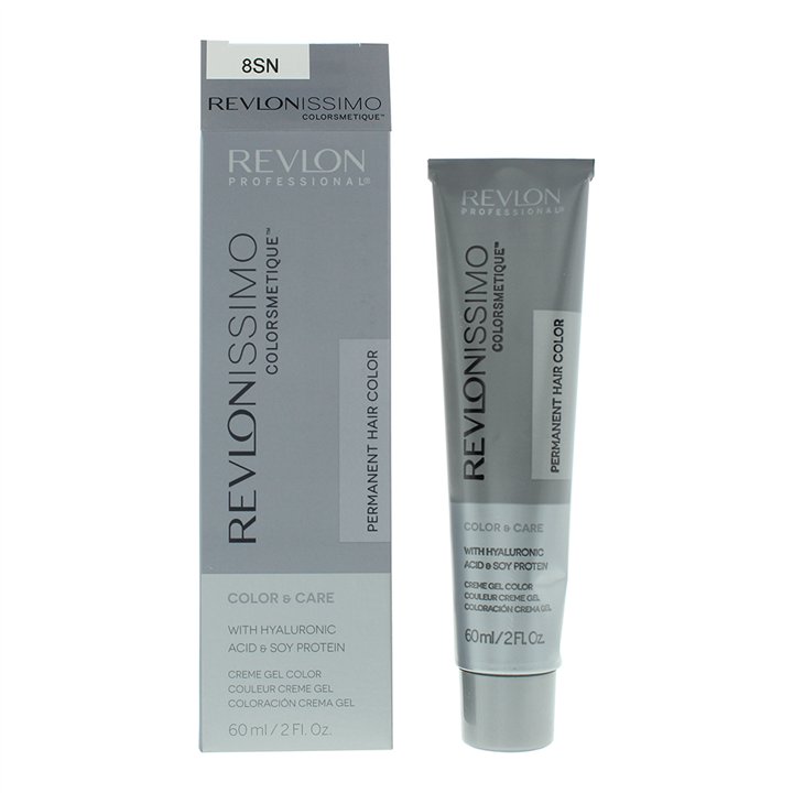 Revlon, Revlonissimo Colorsmetique, Permanent Hair Dye, 8SN Light Blonde, 60 ml - Teknashop Ltd