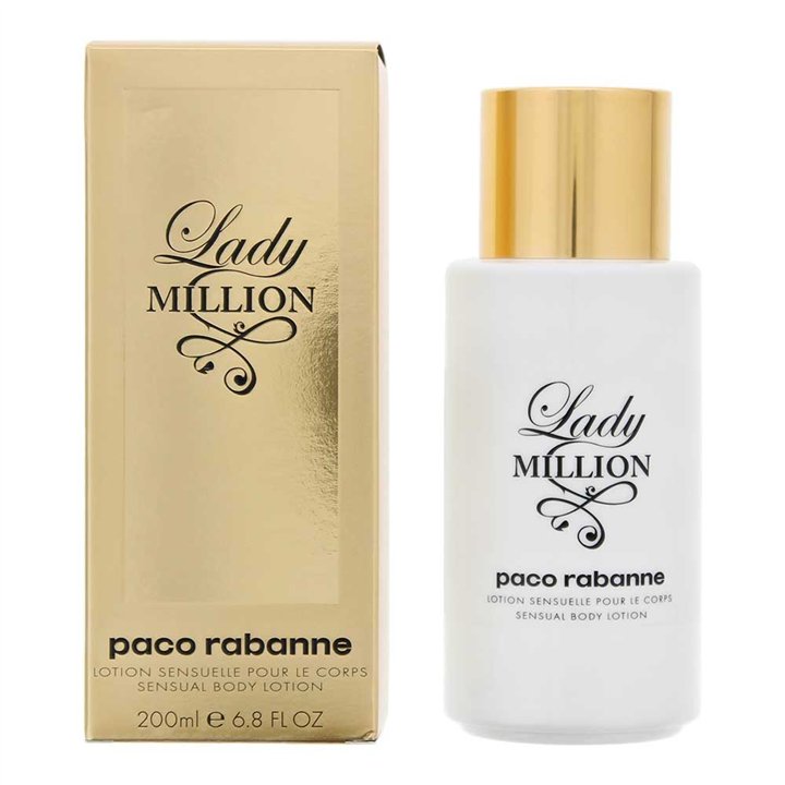 Paco Rabanne, Lady Million, Moisturizing, Body Lotion, 200 ml - Teknashop Ltd