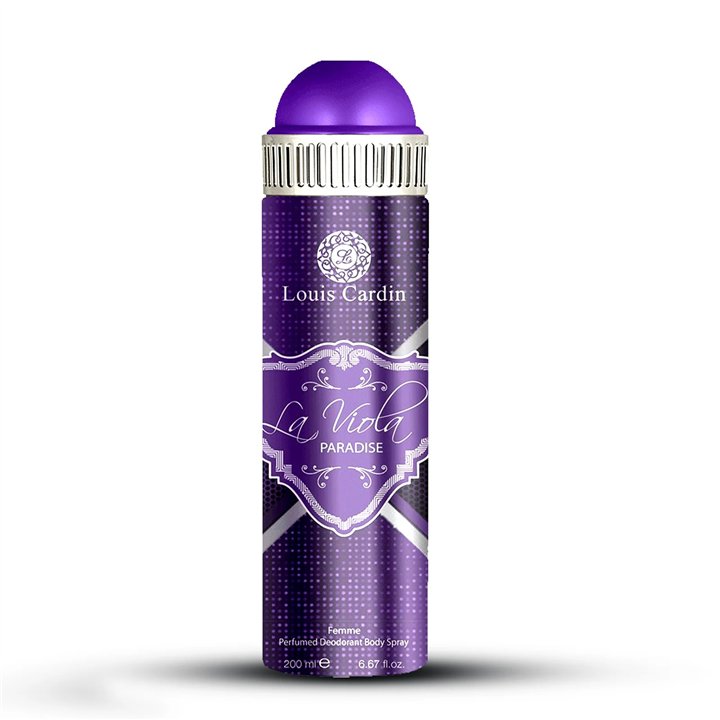 Louis Cardin, La Viola Paradise, Deodorant Spray, For Women, 200 ml - Teknashop Ltd