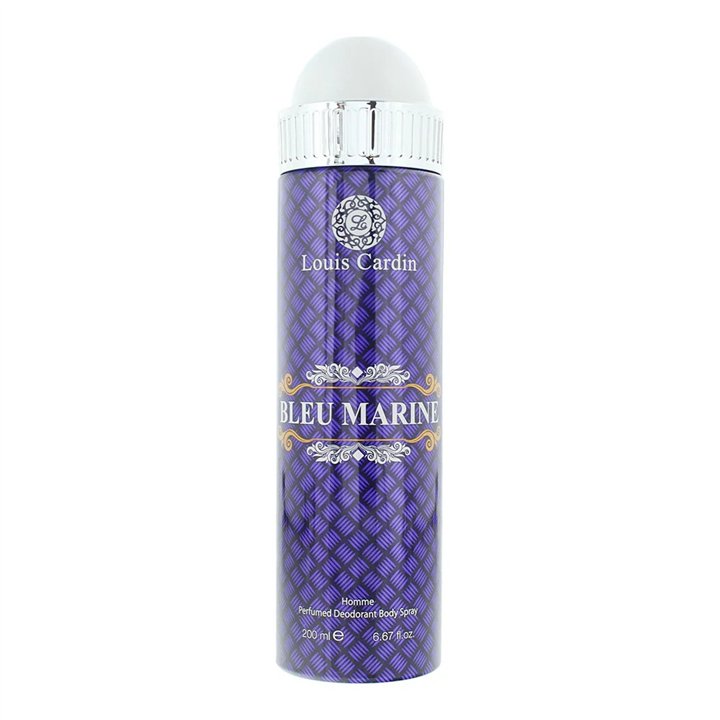 Louis Cardin, Bleu Marine, Deodorant Spray, For Men, 200 ml - Teknashop Ltd