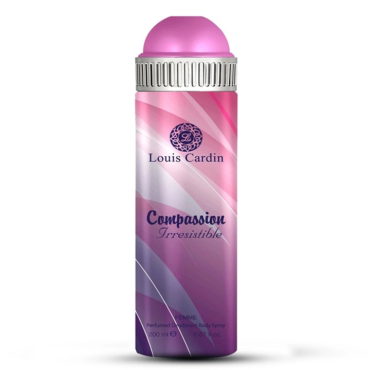Louis Cardin, Compassion 2 Irresistible, Anti-Perspirant, Deodorant Spray, For Women, 200 ml - Teknashop Ltd