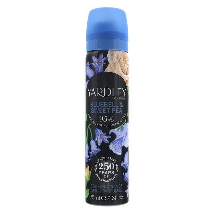 Yardley, Bluebell and Sweetpea, Scented Spray, For Women, 75 ml - Teknashop Ltd