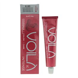 Intercosmo, Voila 3C Intense, Permanent Hair Dye, 6.65 Dark Blonde Beaujolais, 60 ml - Teknashop Ltd