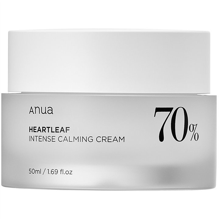 Anua, Heartleaf 70%, Calming, Cream, For Face, 50 ml - Teknashop Ltd
