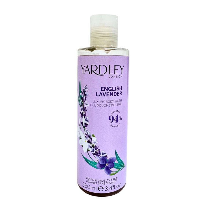 Yardley, English Lavender, Hydrating, Body Wash, 250 ml - Teknashop Ltd