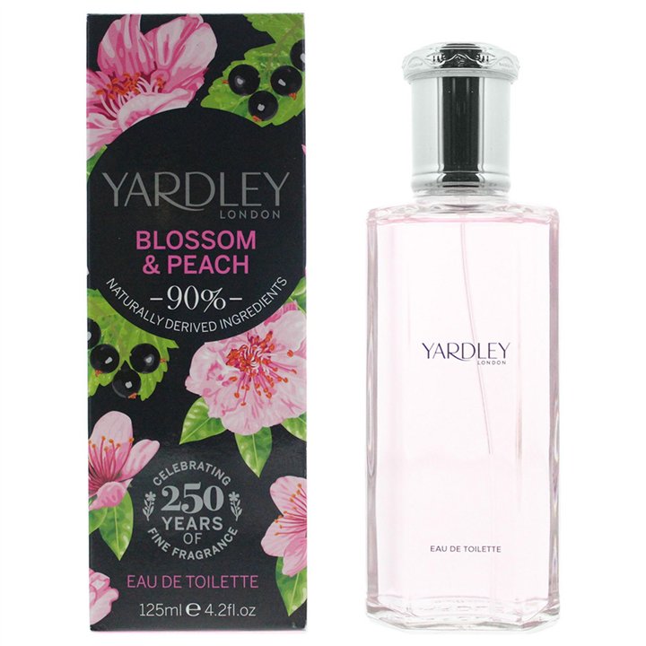 Yardley, Blossom and Peach, Eau De Toilette, For Women, 125 ml - Teknashop Ltd