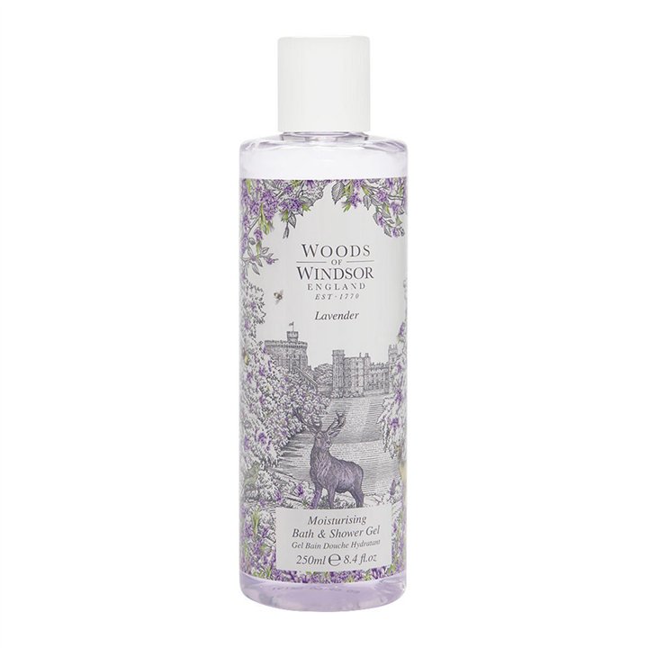 Woods Of Windsor, Lavender, Moisturizes, Shower Gel, For All Skin Types, 250 ml - Teknashop Ltd