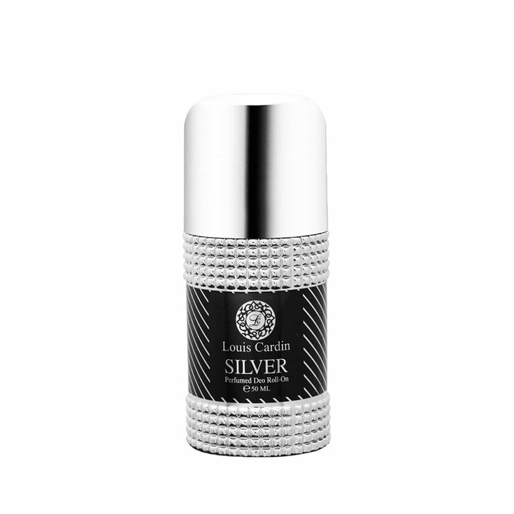 Louis Cardin, Silver, Deodorant Roll-On, For Men, 50 ml - Teknashop Ltd