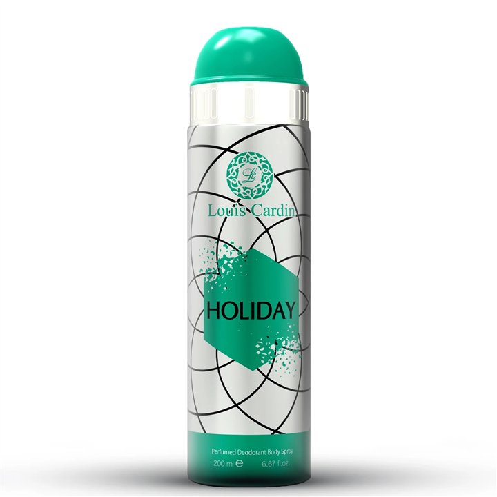 Louis Cardin, Holiday, Body Spray, 200 ml - Teknashop Ltd