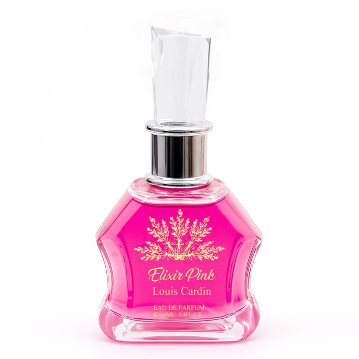 Louis Cardin, Elixir Pink, Eau De Parfum, For Women, 100 ml - Teknashop Ltd