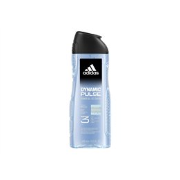 Adidas, Dynamic Pulse, Refreshes, Shower Gel, Body, Face, Hair, All Skin Types, 400 ml - Teknashop Ltd