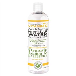 Biovene, The Conscious No.1, Vitamin C, Hydration, Micellar Water, All Skin Types, 350 ml - Teknashop Ltd