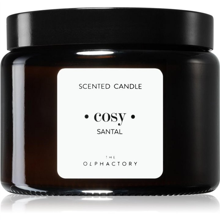 The Olphactory, Cosy Santal, Santal, Scented Candle, 360 g - Teknashop Ltd