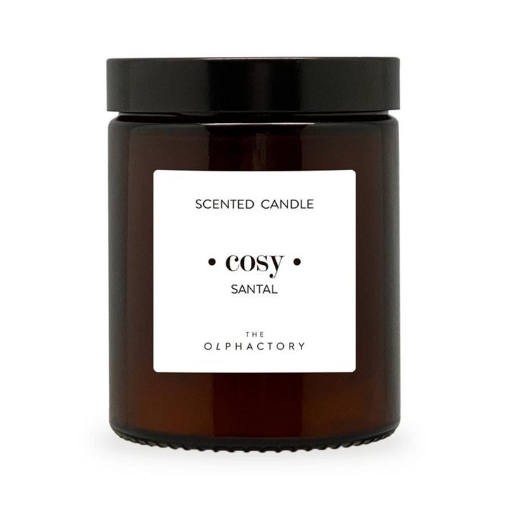 The Olphactory, Cosy Santal, Santal, Scented Candle, 135 g - Teknashop Ltd