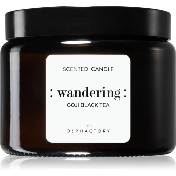 The Olphactory, Wandering Goji Black Tea, Goji, Scented Candle, 360 g - Teknashop Ltd