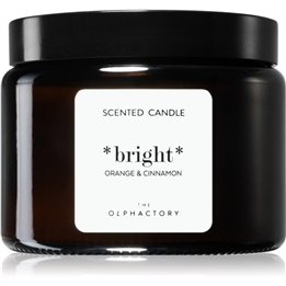 The Olphactory, Bright Orange & Cinnamon, Orange, Scented Candle, 360 g - Teknashop Ltd