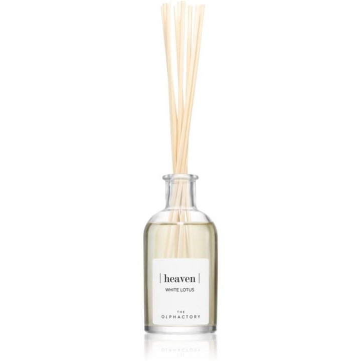 The Olphactory, Heaven White Lotus, Fragrance Sticks, White Lotus, Aroma Reed Diffuser, 100 ml - Teknashop Ltd