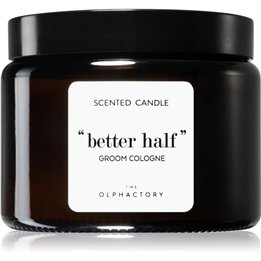 The Olphactory, Better Half Groom Cologne, Basil, Scented Candle, 360 g - Teknashop Ltd