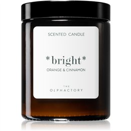 The Olphactory, Bright Orange & Cinnamon, Orange, Scented Candle, 135 g - Teknashop Ltd
