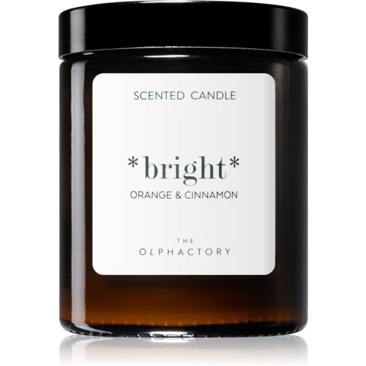 The Olphactory, Bright Orange & Cinnamon, Orange, Scented Candle, 135 g - Teknashop Ltd