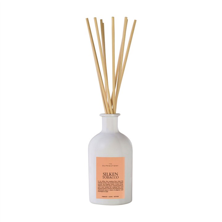 The Olphactory, Silken Tobacco, Fragrance Sticks, Aroma Reed Diffuser, 250 ml - Teknashop Ltd