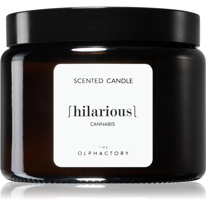The Olphactory, Hilarious Cannabis, Cannabis, Scented Candle, 360 g - Teknashop Ltd