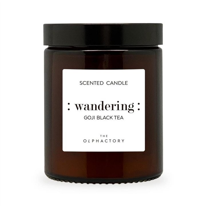 The Olphactory, Wandering Goji Black Tea, Goji, Scented Candle, 135 g - Teknashop Ltd