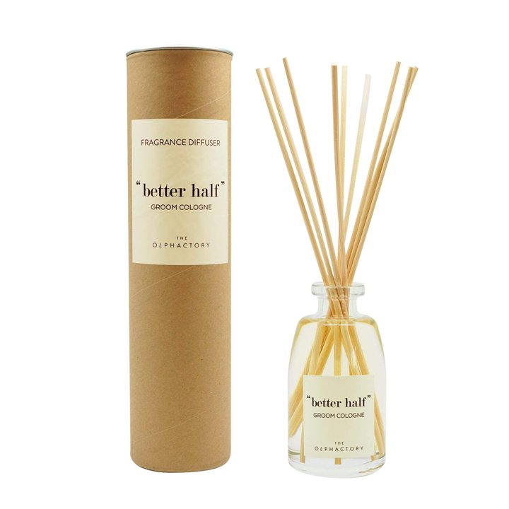 The Olphactory, Better Half Groom Cologne, Fragrance Sticks, Aroma Reed Diffuser, 100 ml - Teknashop Ltd