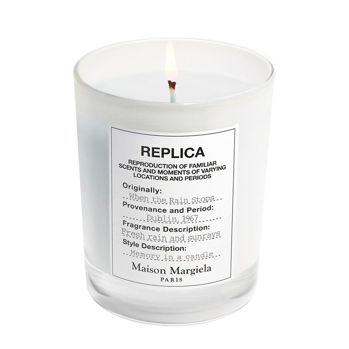 Maison Margiela, Replica When The Rain Stops, Fresh, Scented Candle, 165 g - Teknashop Ltd