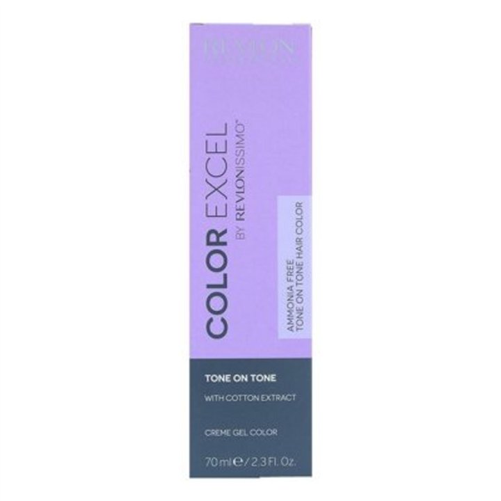 Revlon, Color Excel, Permanent Hair Dye, 7.34 Medium Golden Copper Blonde, 70 ml - Teknashop Ltd