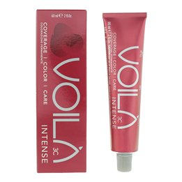 Intercosmo, Voila 3C Intense, Permanent Hair Dye, 3.00 Dark Mediterranean Brown, 60 ml - Teknashop Ltd