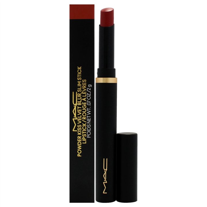 MAC, Powder Kiss Velvet Blur, Cream Lipstick, Spice World, 2 g - Teknashop Ltd