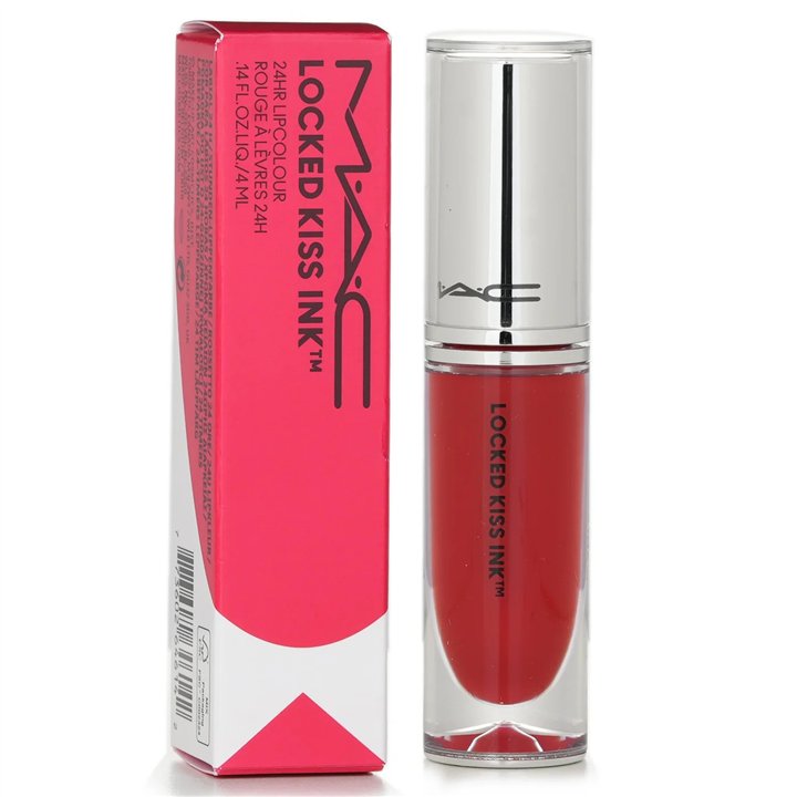 MAC, Locked Kiss 24HR, Liquid Lipstick, 85, Poncy, 4 ml - Teknashop Ltd