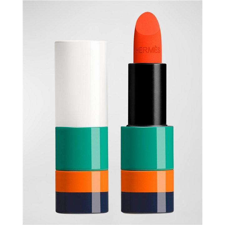 Hermes, Paris, Matte, Cream Lipstick, 44, Orange Neon, 3.5 g - Teknashop Ltd
