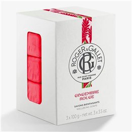 Set Trio, Roger & Gallet, Gingembre Rouge, Soap Bar, 3 pcs, 100 g - Teknashop Ltd