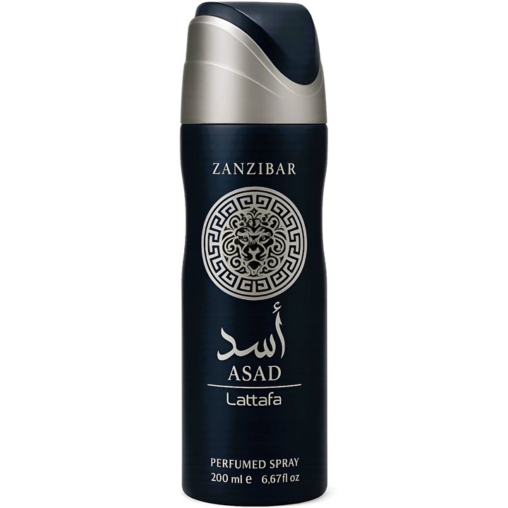 Lattafa, Asad Zanzibar, Body Spray, 200 ml - Teknashop Ltd