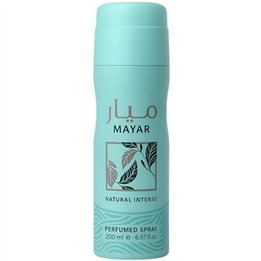 Lattafa, Mayar Natural Intense, Body Spray, Body, Fruity, 200 ml - Teknashop Ltd