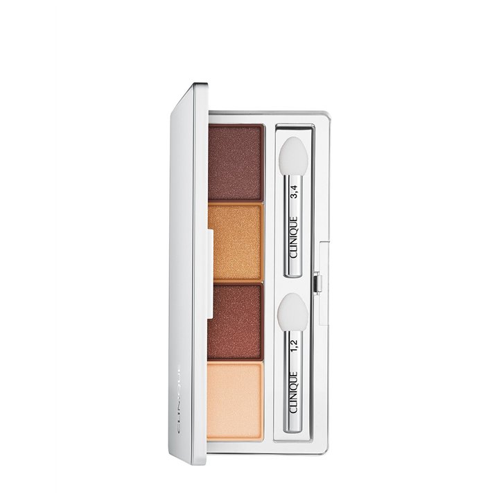 Clinique, All About Shadow Quad, Eyeshadow Palette, 03, Morning Java, 4, 3.3 g - Teknashop Ltd