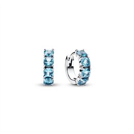 PANDORA JEWELRY Mod. SPARKLING DOUBLE HOOP EARRINGS - WW.293851C01 - Teknashop Ltd