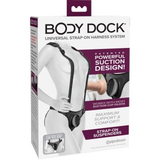 PIPEDREAMS - BODY DOCK STRAP-ON SUSPENDERS - D-235921 - Teknashop Ltd