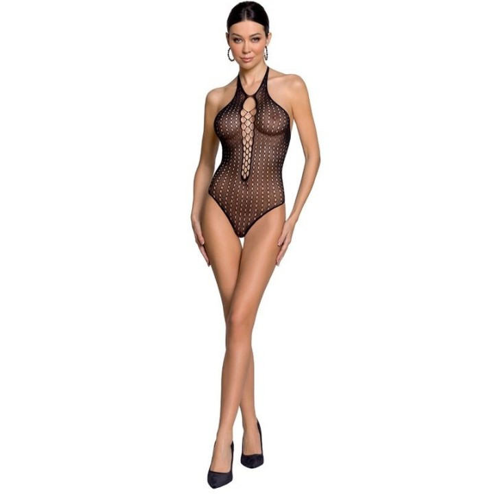 PASSION - WOMAN BS088 BODYSTOCKING BLACK ONE SIZE - D-228670 - Teknashop Ltd