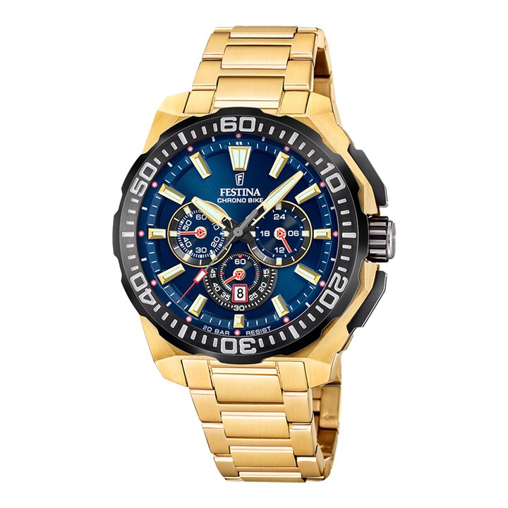 Festina Chrono Bike F20727/1 Men's Watch Diver's Watch Chronograph - F20727/1 - Teknashop Ltd