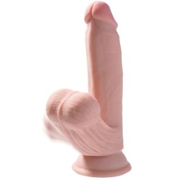KING COCK - PLUS 3D DILDO SWINGING BALLS 15.2 CM LIGHT SKIN - D-230577 - Teknashop Ltd