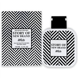 New Brand, Story Of New Brand White, Eau De Toilette, For Men, 100 ml - Teknashop Ltd