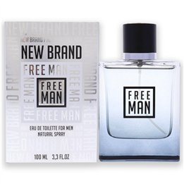 New Brand, Free Man, Eau De Toilette, For Men, 100 ml - Teknashop Ltd