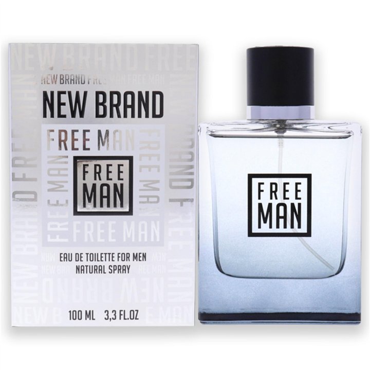 New Brand, Free Man, Eau De Toilette, For Men, 100 ml - Teknashop Ltd