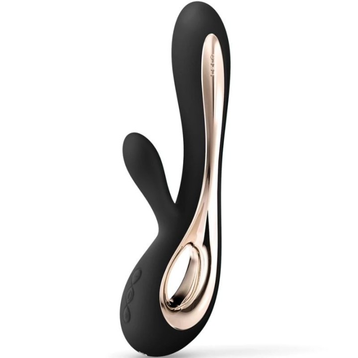 LELO - SORAYA 2 BLACK RABBIT VIBRATOR - D-221242 - Teknashop Ltd